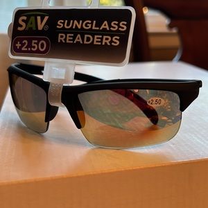 SAV Sunglass Readers lenses 100% uv protection +2.5 New